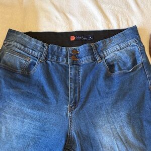 Wide leg Indigo Poppy Jeans